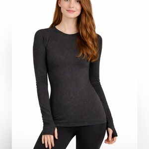 Spyder Active women’s Long Sleeve Performance‎ Top Black Heather size medium